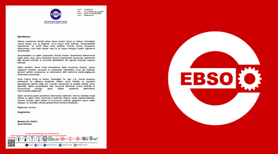 EBSO referans mektubu